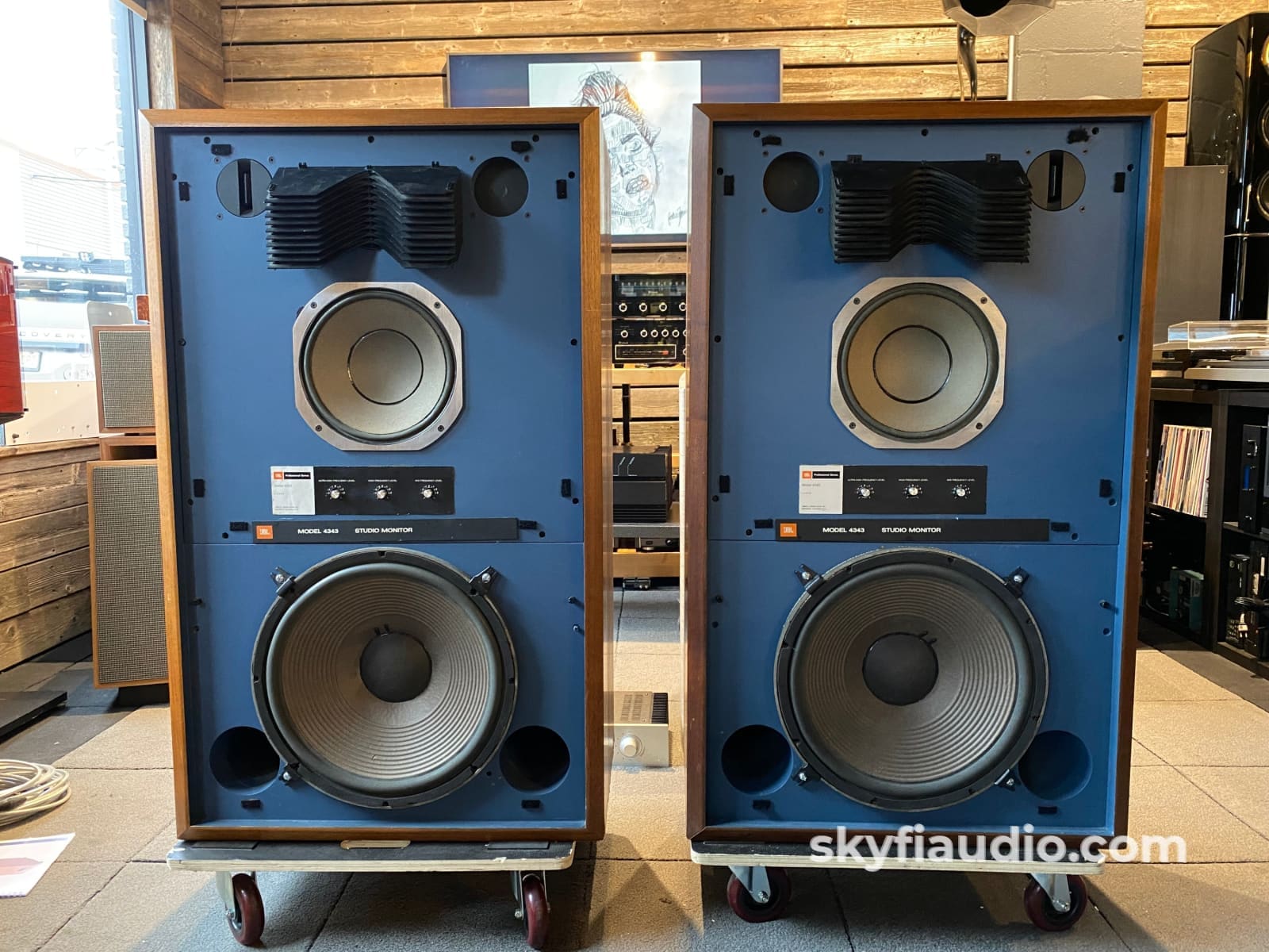 Legendary Jbl 4343 Studio Monitors Restored And Spectacular See Video Speakers