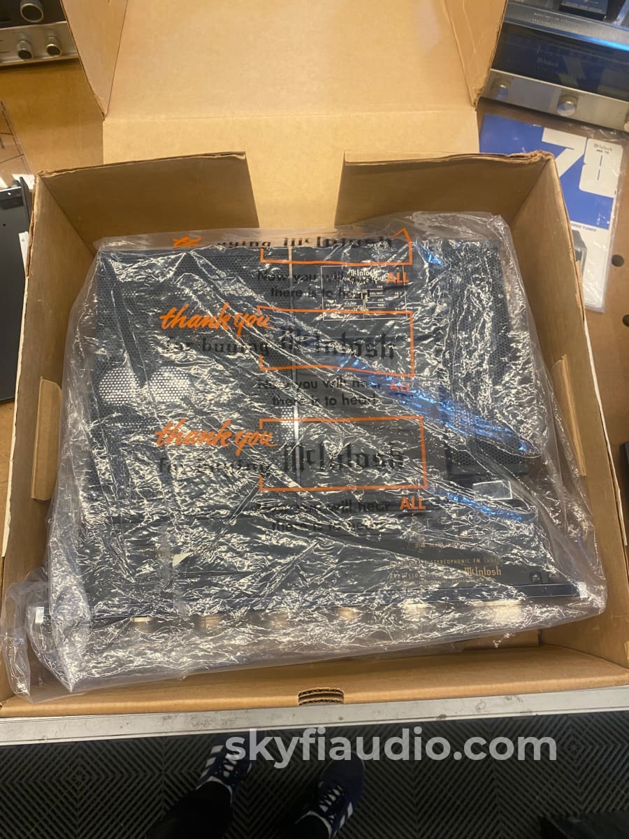 Legendary Mcintosh Mr78 Analog Tuner - New Old Stock Complete Collectors Set