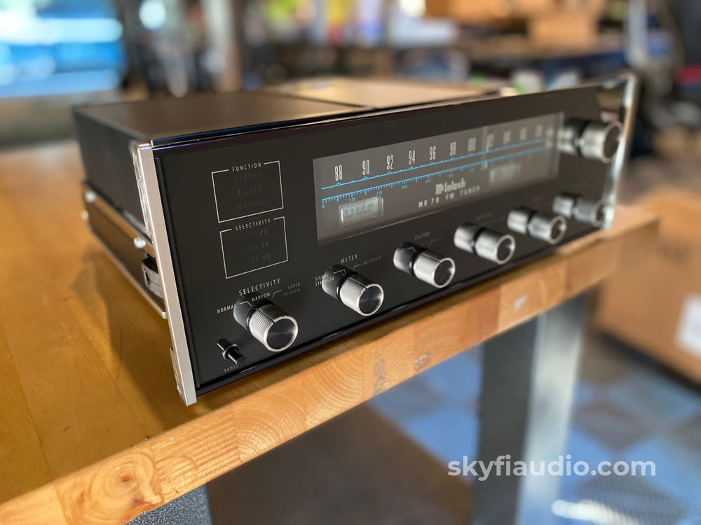 Legendary McIntosh MR78 Analog Tuner - NEW OLD STOCK - COMPLETE COLLEC