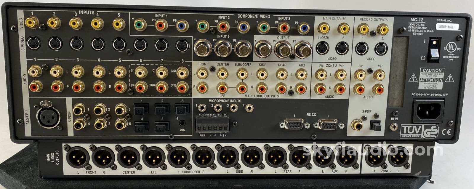 Lexicon Mc-12B Home Theater Processor With Superb Balanced Audio Connections Preamplifier