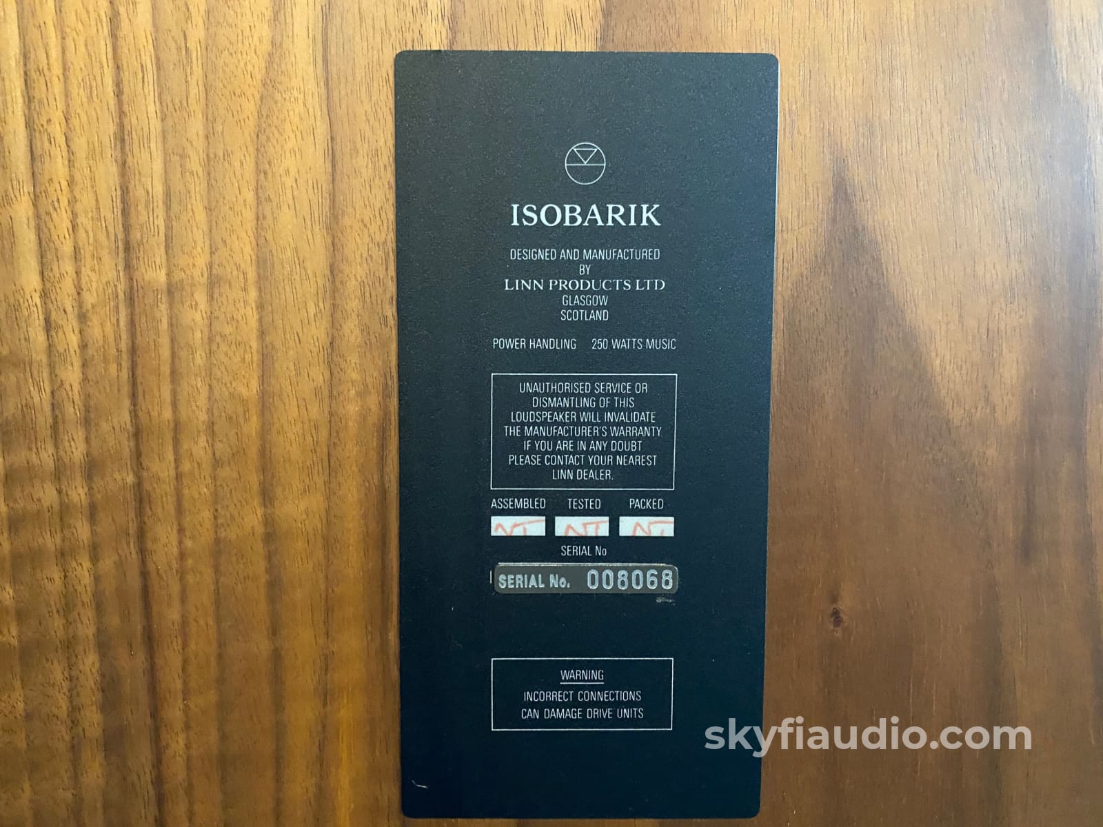 Linn Isobarik Active Speaker System Pms - A True Classic And Complete Set Speakers