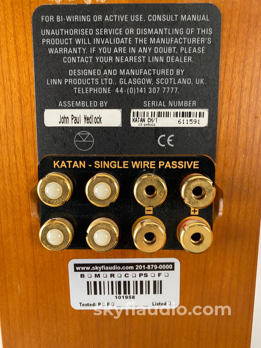 Linn Katan Bookshelf Speaker - Made In The UK