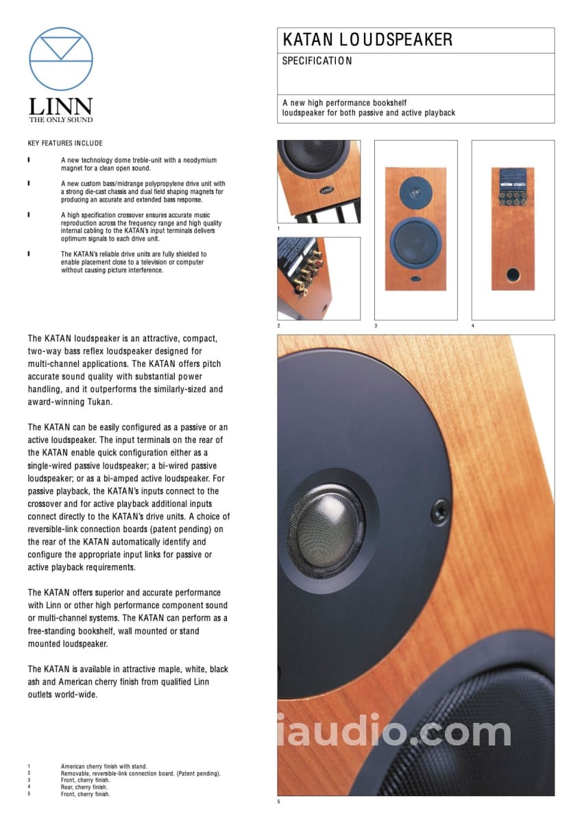 Linn Katan Bookshelf Speaker - Made In The Uk Speakers