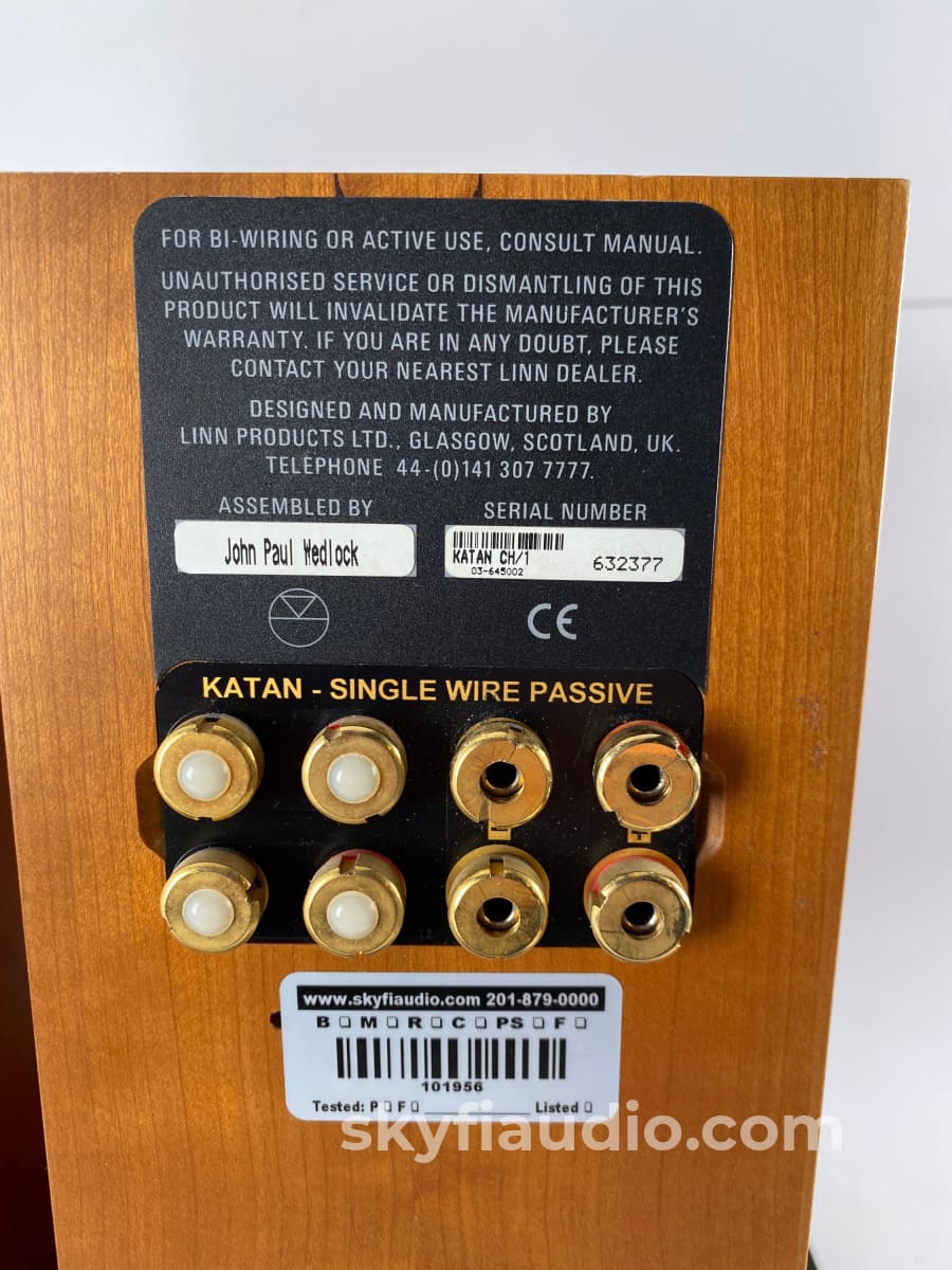 Linn Katan Bookshelf Speaker - Made In The Uk Speakers