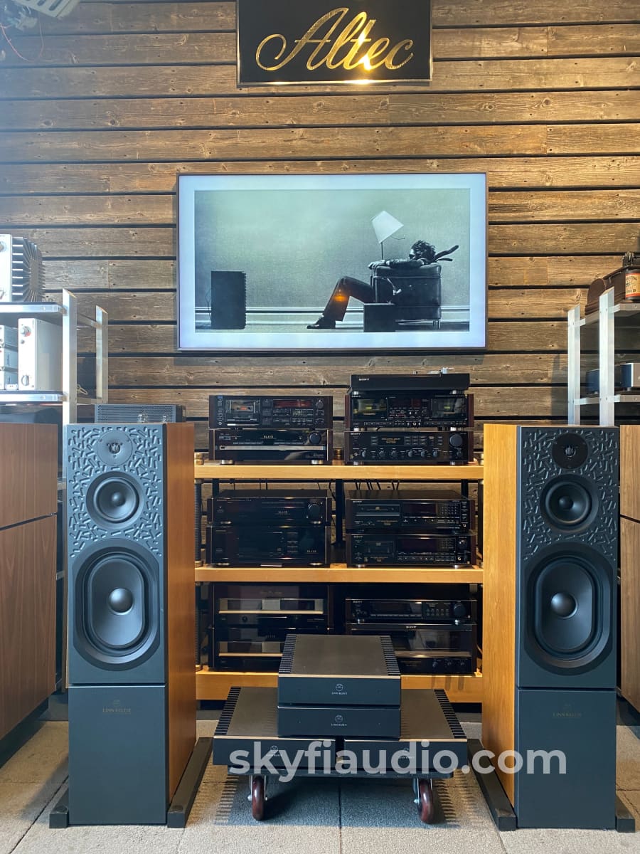 Linn Keltik Speakers + 4 Klout Amps W/ Aktiv Xo Cards