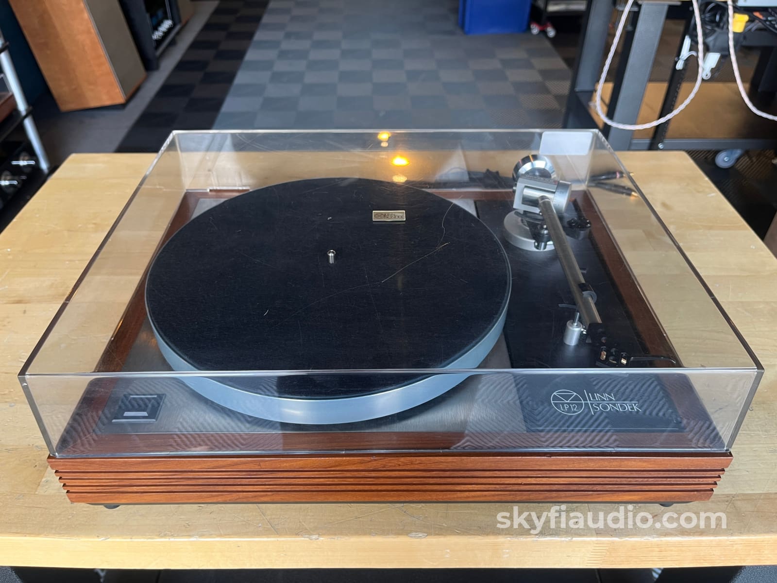 Linn Lp12 Transcription Turntable - Serviced Calibrated W/New Hana Mh Cartridge