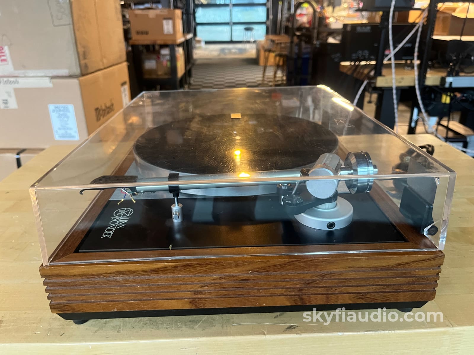 Linn Lp12 Transcription Paired With New A Sumiko Songbird Phono Cartridge Turntable