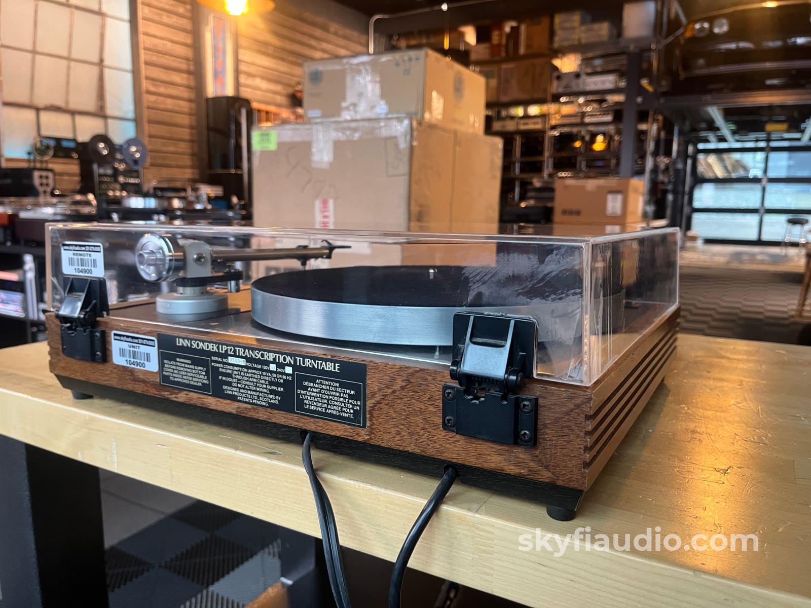 Linn Lp12 Transcription Paired With New A Sumiko Songbird Phono Cartridge Turntable