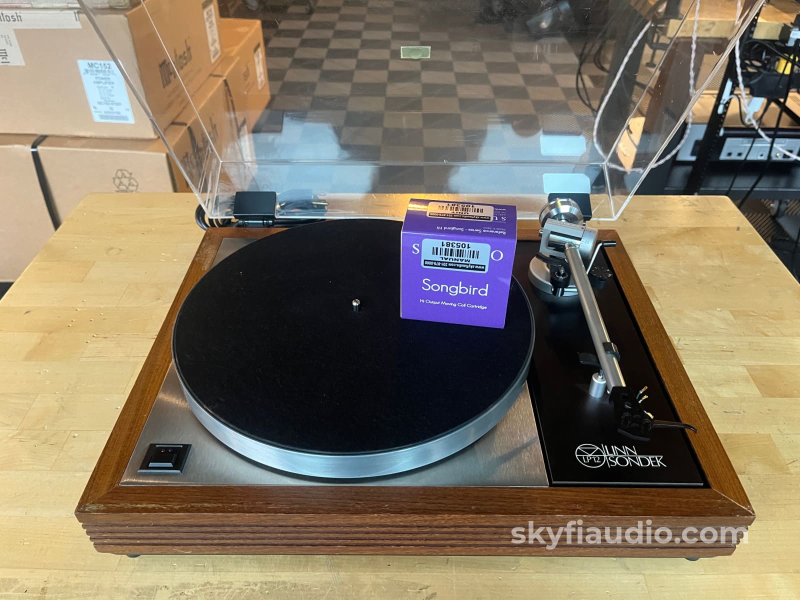 Linn Lp12 Transcription Paired With New A Sumiko Songbird Phono Cartridge Turntable