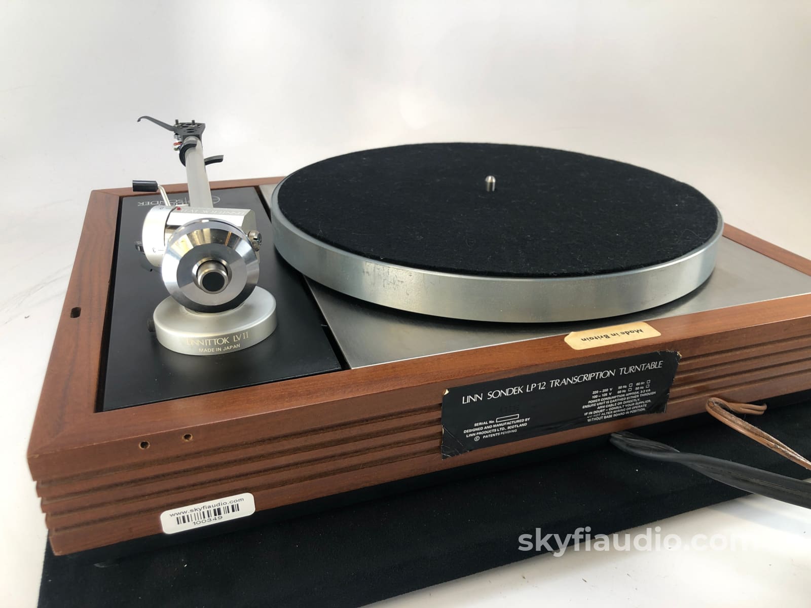 Linn Lp12 Transcription Turntable With Ittok Lvii Arm