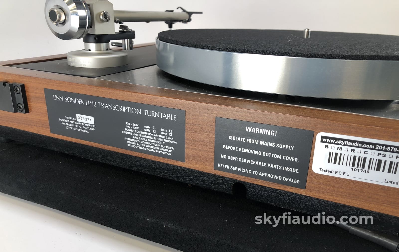 Linn Lp12 Transcription Turntable With Upgrades