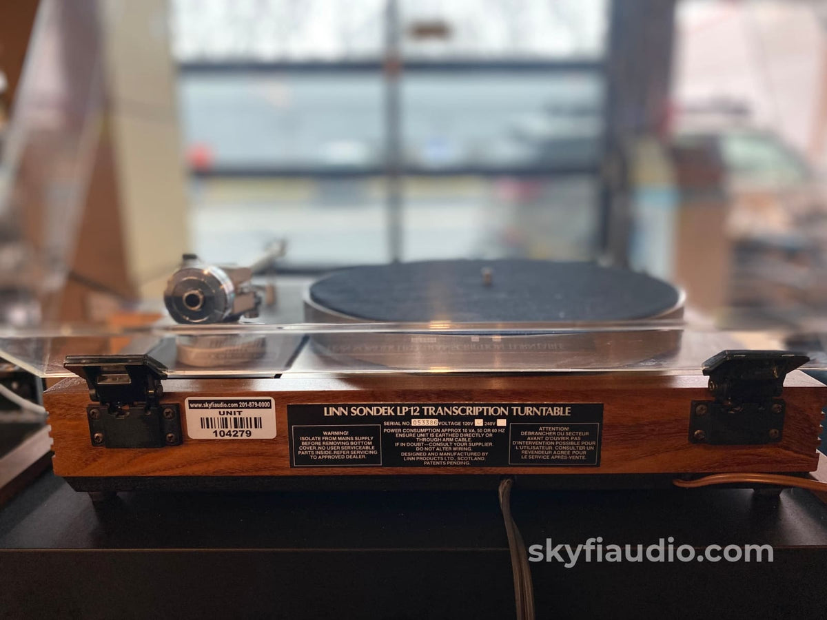 Linn Lp12 Wit Ittok Arm And New Sumiko Bluepoint No.3 Mc Cartridge Turntable