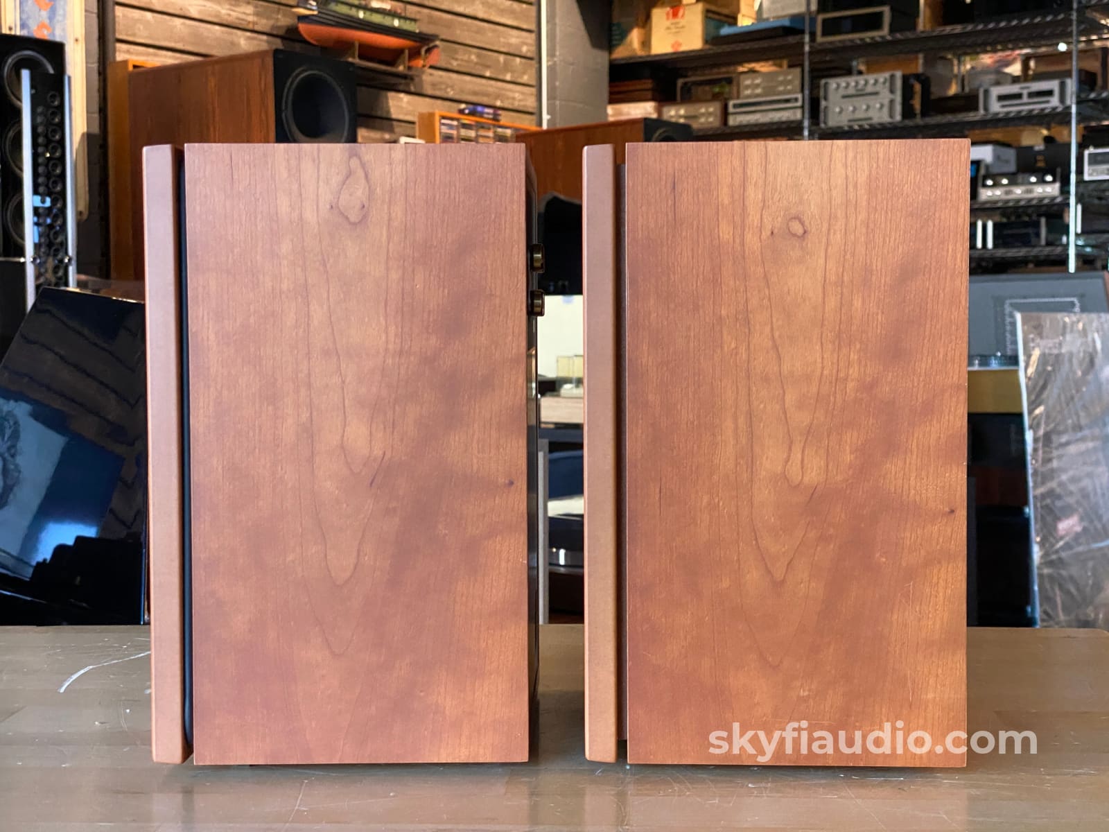 Linn Tukan Bookshelf Speaker In Teak - Made The Uk Speakers
