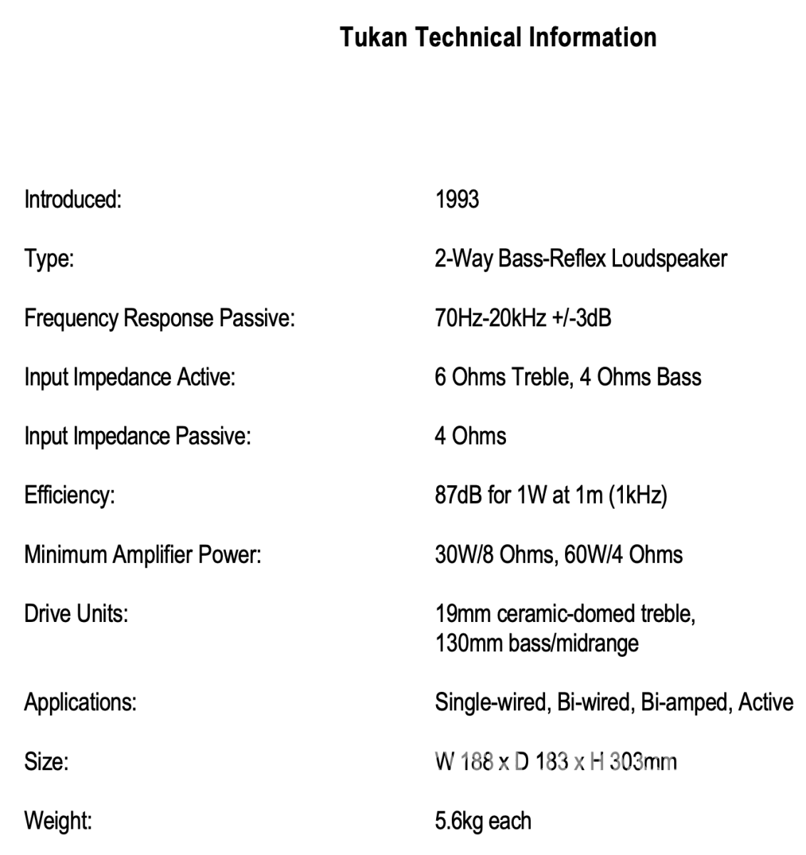 Linn Tukan Stand Mounted Speakers