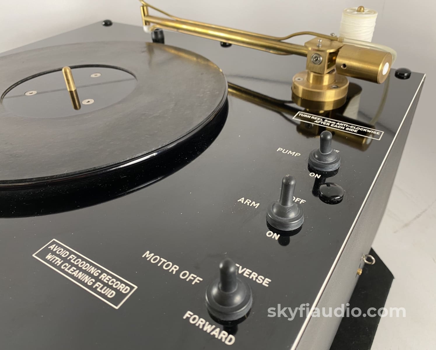 Loricraft Prc-3/4D Record Cleaning Machine In Black Accessory