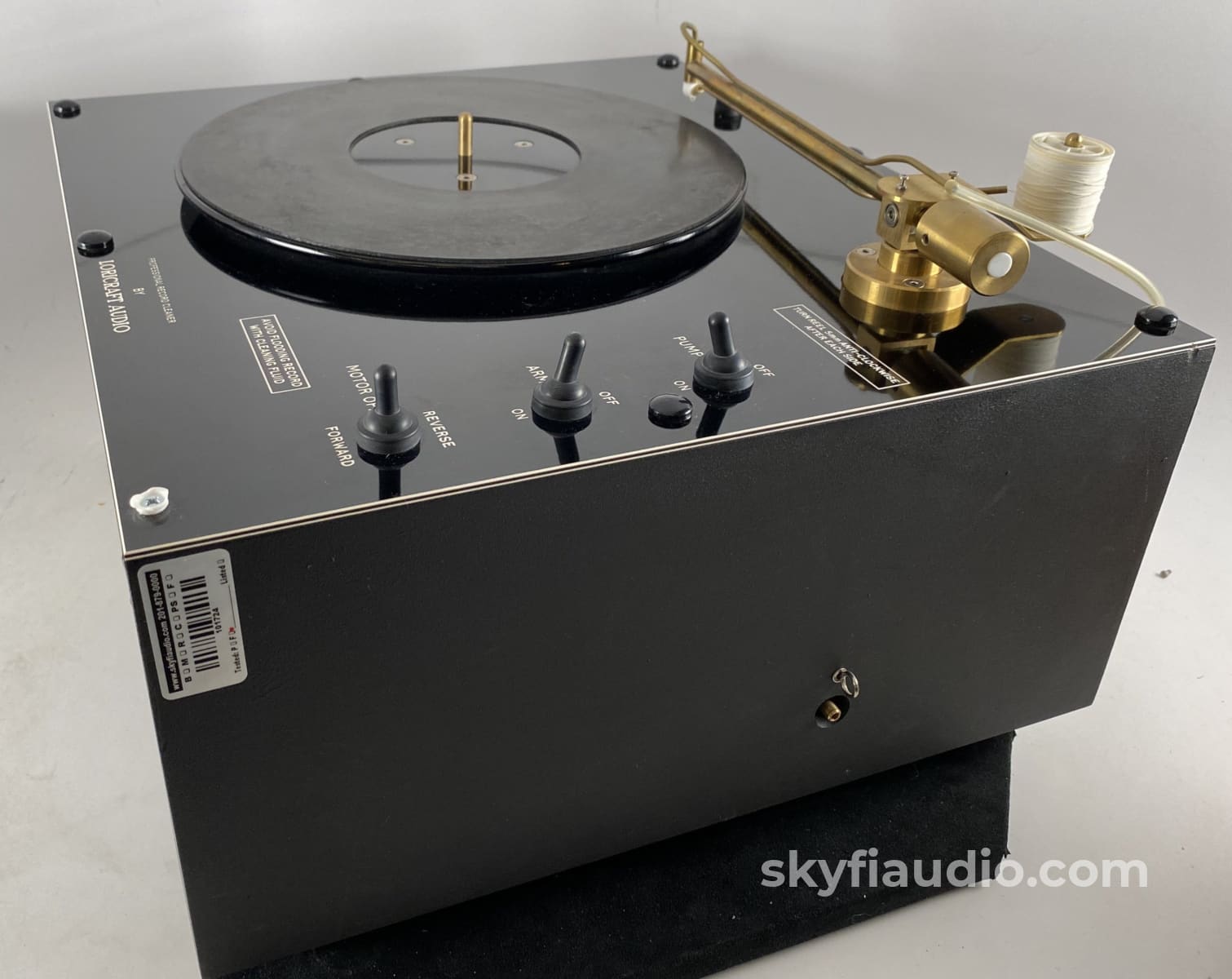 Loricraft Prc-3/4D Record Cleaning Machine In Black Accessory