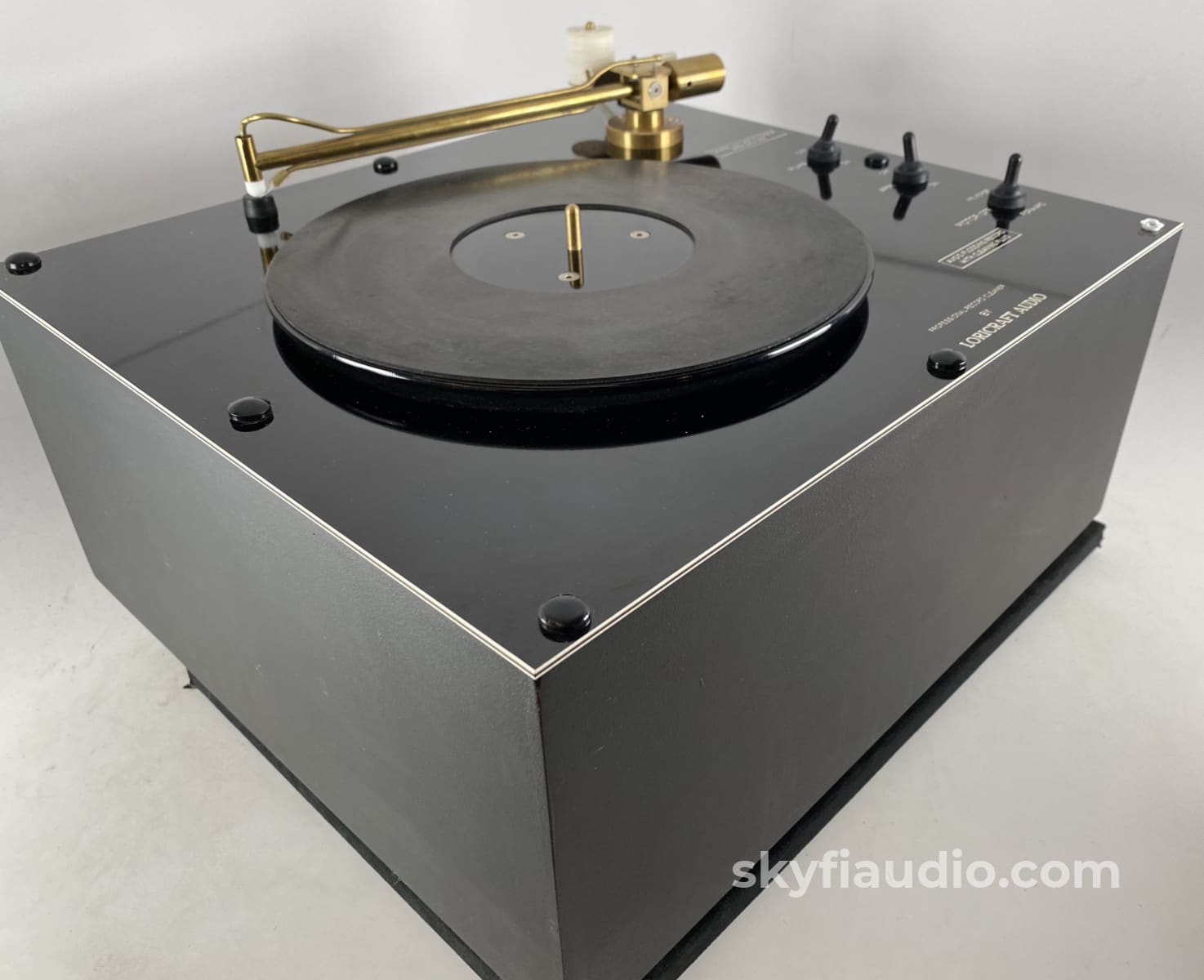 Loricraft Prc-3/4D Record Cleaning Machine In Black Accessory