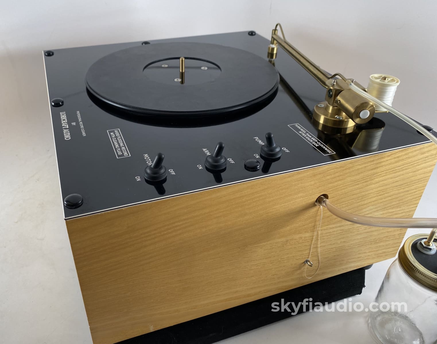 Loricraft Prc4 Record Cleaning Machine In Cherry Accessory