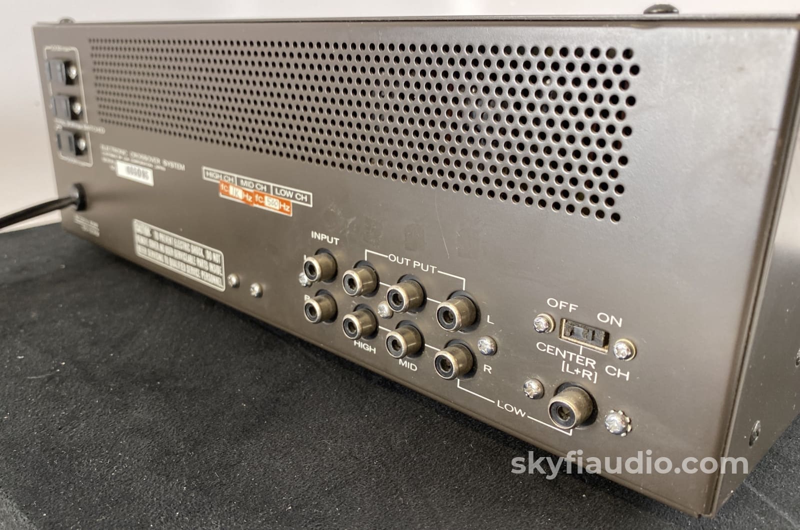 Luxman A-2003 Electronic Tube 3-Way Crossover - Very Rare!