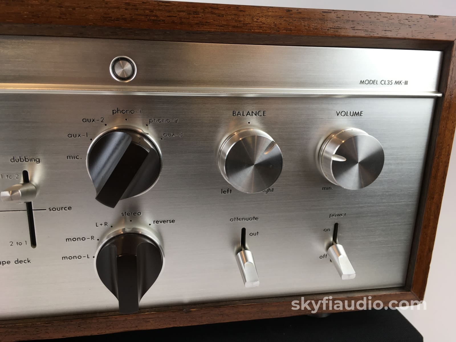 Luxman CL-35 MK-III All Tube Vintage Preamplifier - From Japan