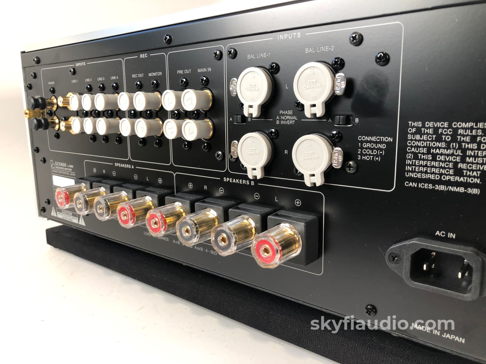 Luxman L-509X Integrated Amplifier With Phono - As New