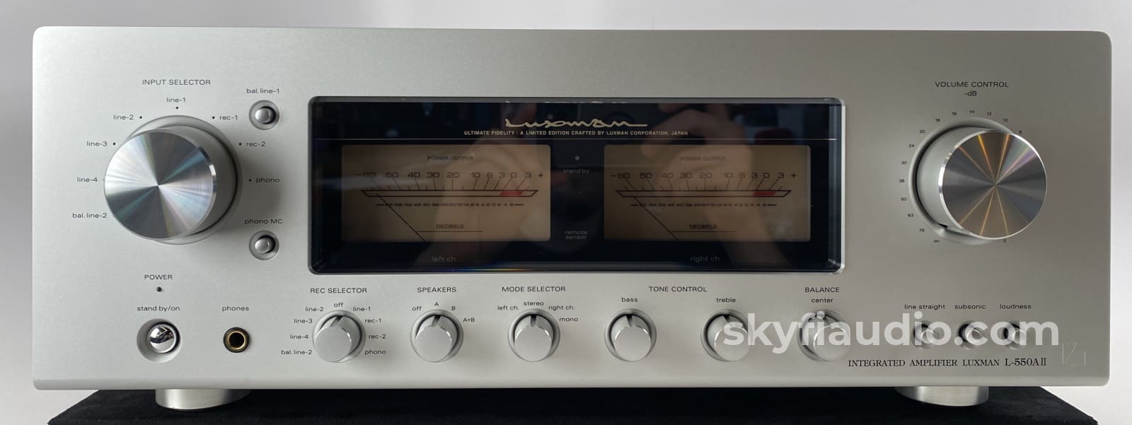 Luxman L-550A II Limited Edition Integrated Class A Amplifier with Pho