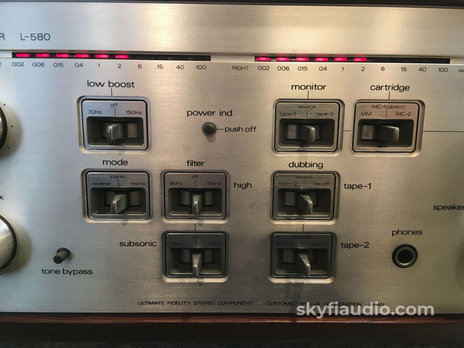 Luxman L-580 Integrated Amplifier And T-400 Tuner