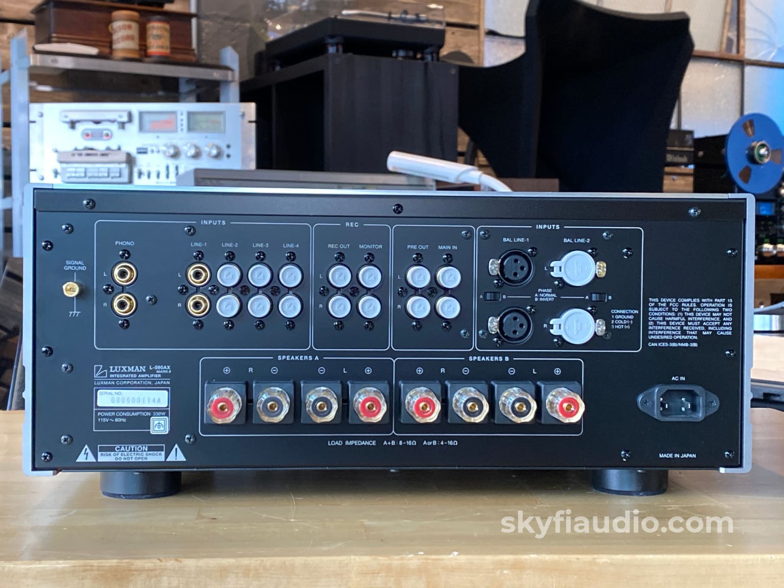 Luxman L-590Axii Integrated Amplifier From Japan - Class A