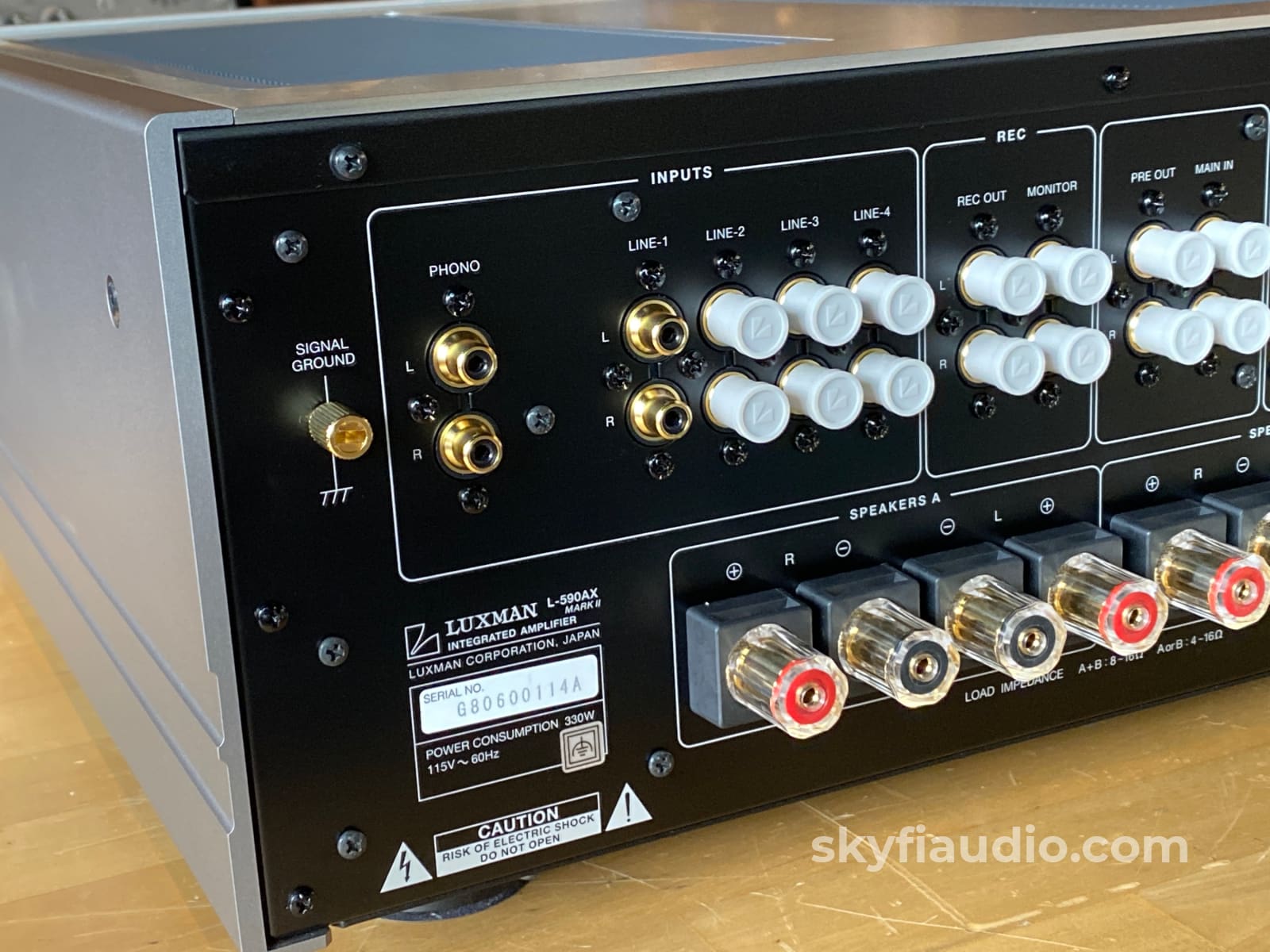 Luxman L-590AXII Integrated Amplifier from Japan - CLASS A