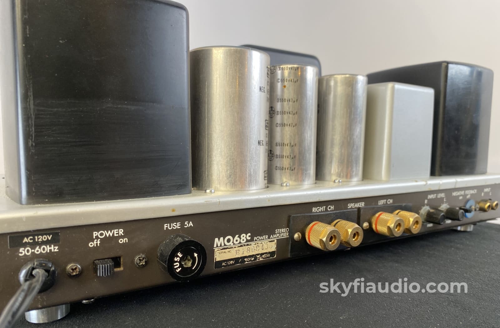 Luxman Mq68C - Custom 68 Tube Amplifier With Official Luxman/Nec Tubes