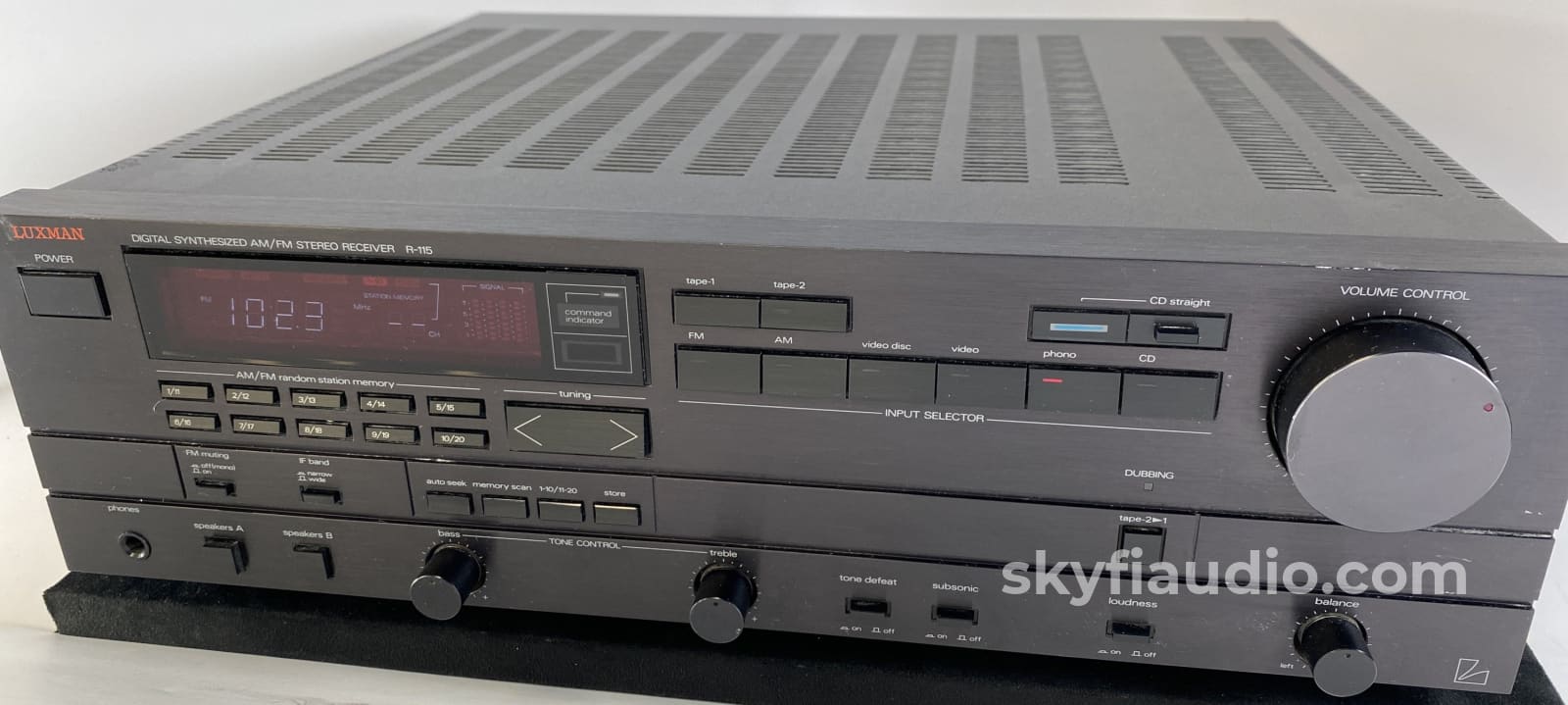 Luxman R-115 Vintage Digital Synthesized Am/Fm Stereo Receiver Integrated Amplifier