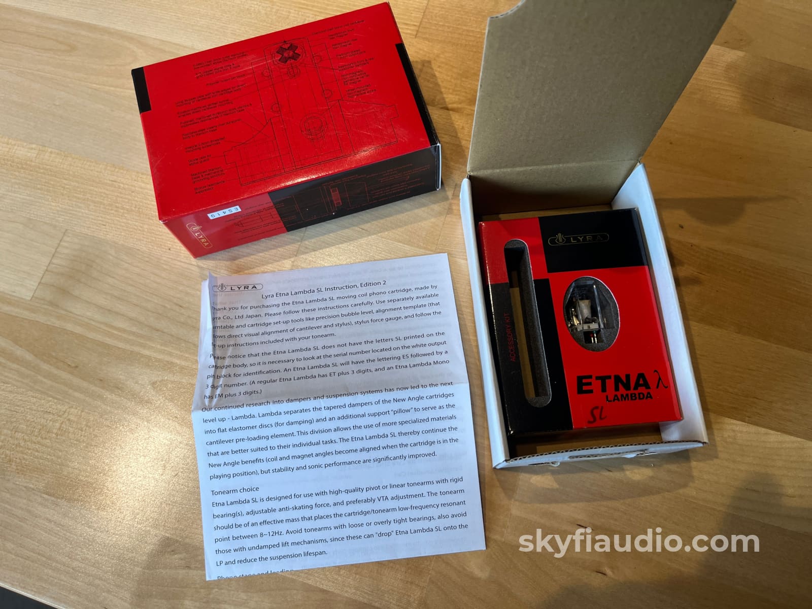 Lyra Etna Lambda SL Moving Coil (MC) Cartridge - Pre-Loved - Phono Cartridge