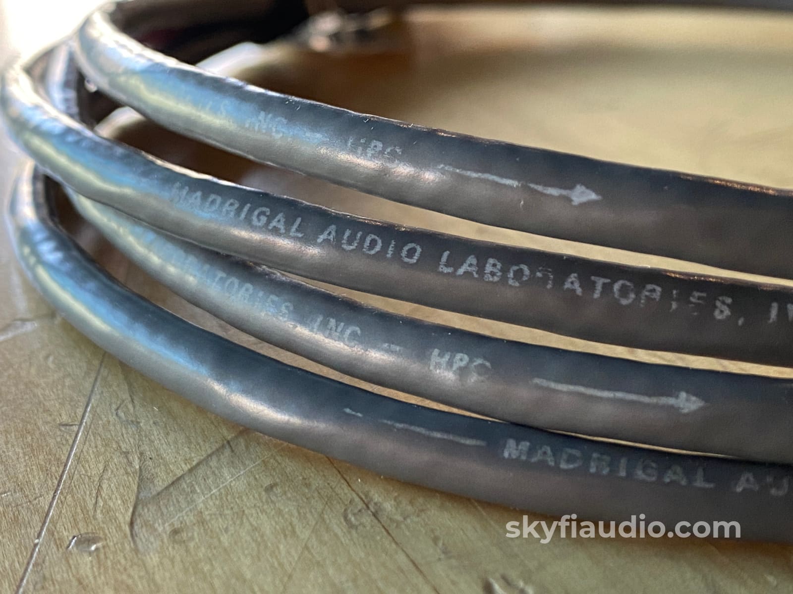 Madrigal Audio Labs (Mark Levinson) Camac To Rca Interconnects (Pair) - 1 Meter Rare Cables
