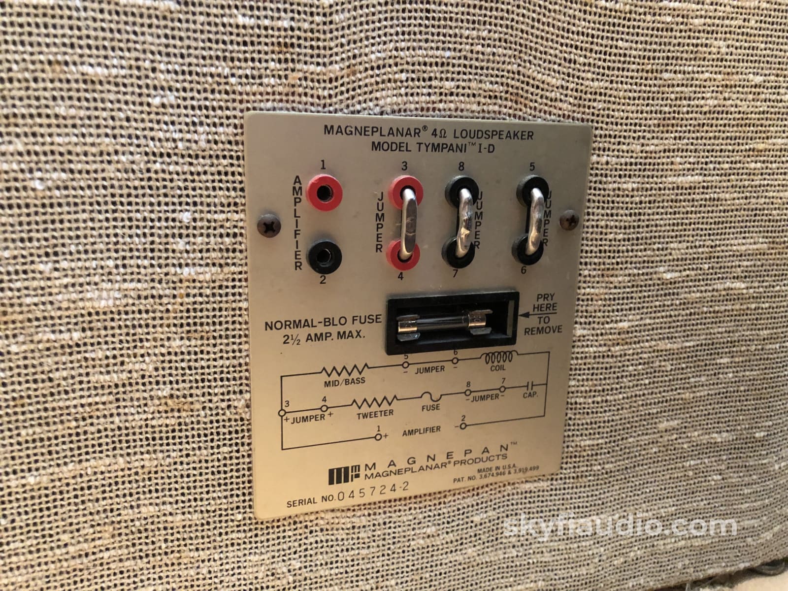 Magnapan Tympani I-D Speakers - Vintage Survivor Set (New Price)