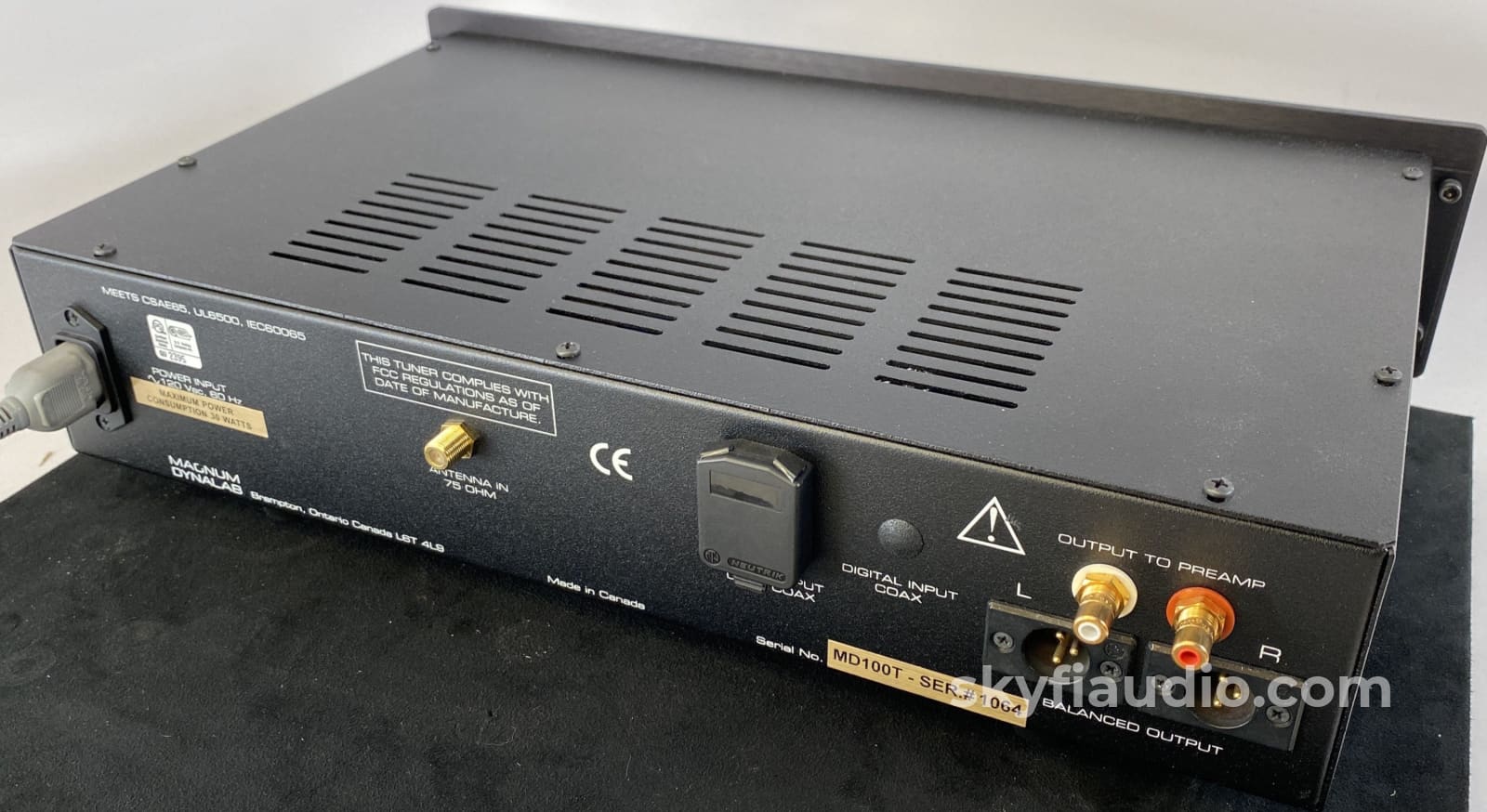 Magnum Dynalab Md-100T - Triode Tube Analog Fm Tuner