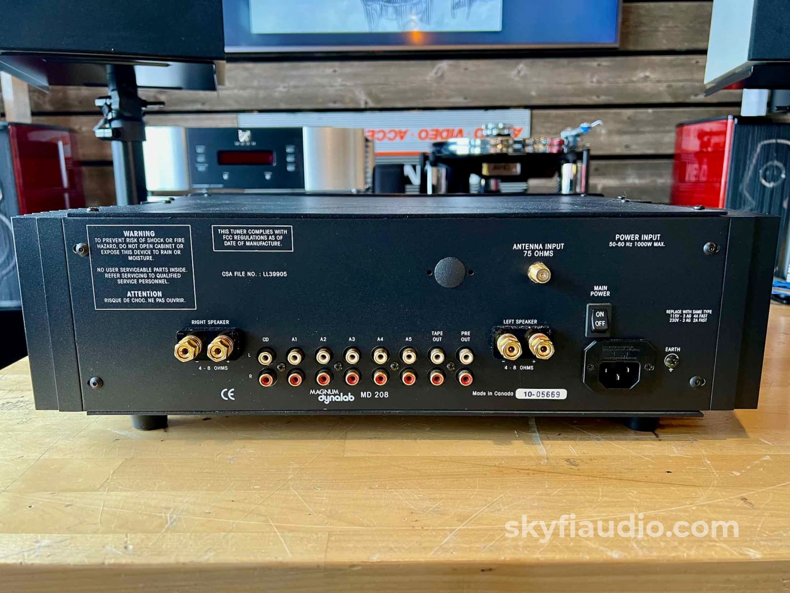 Magnum Dynalab Md 208 Stereo Receiver With Amazing Fm Capabilities - Recent Factory Service