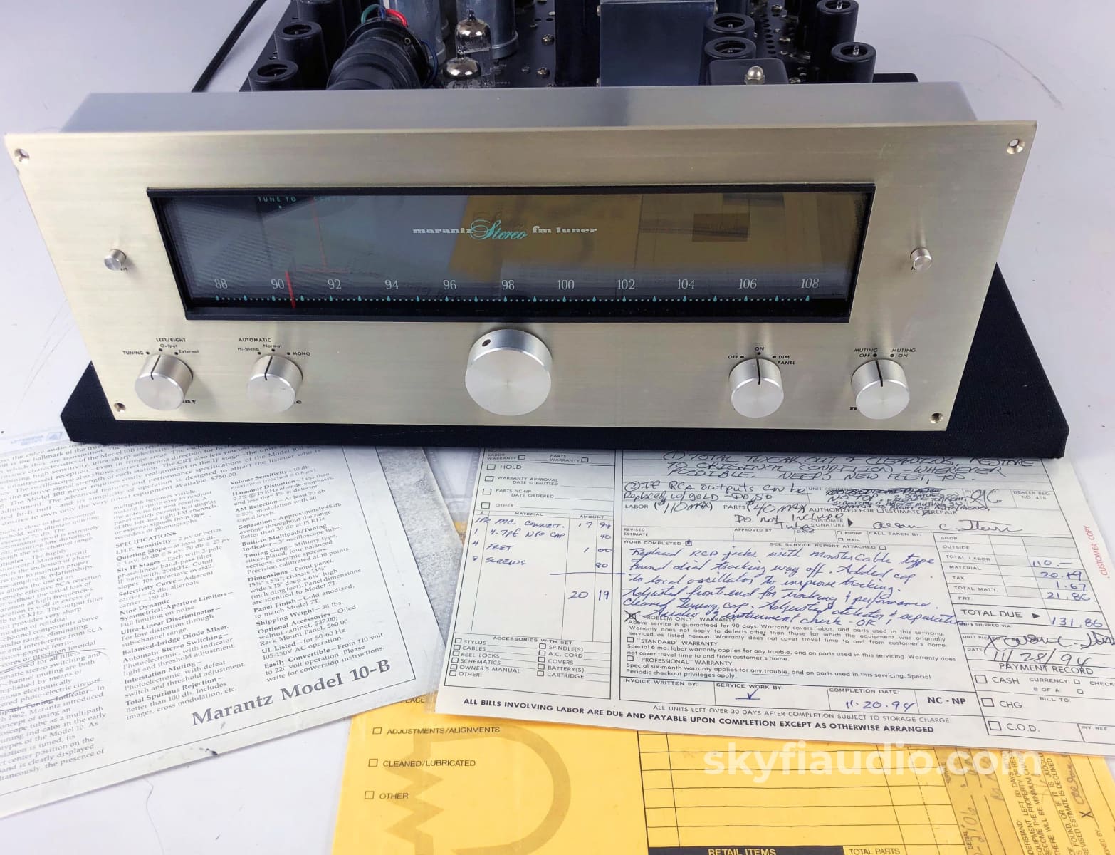 Marantz 10B Vintage Analog Tube Tuner - Top 3 Tuners Ever Made - Highl