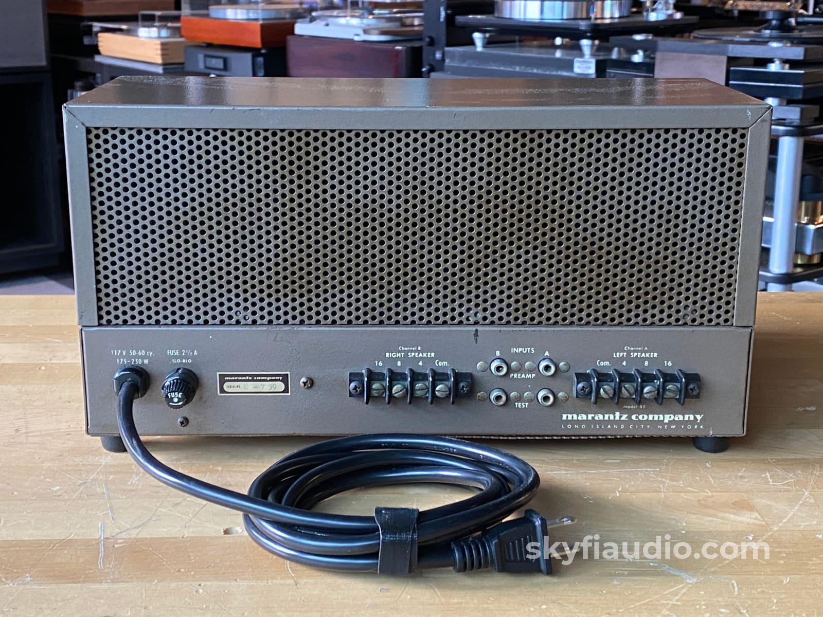 Marantz 8B Tube Amplifier - SkyFi Restored - With Tube Cage