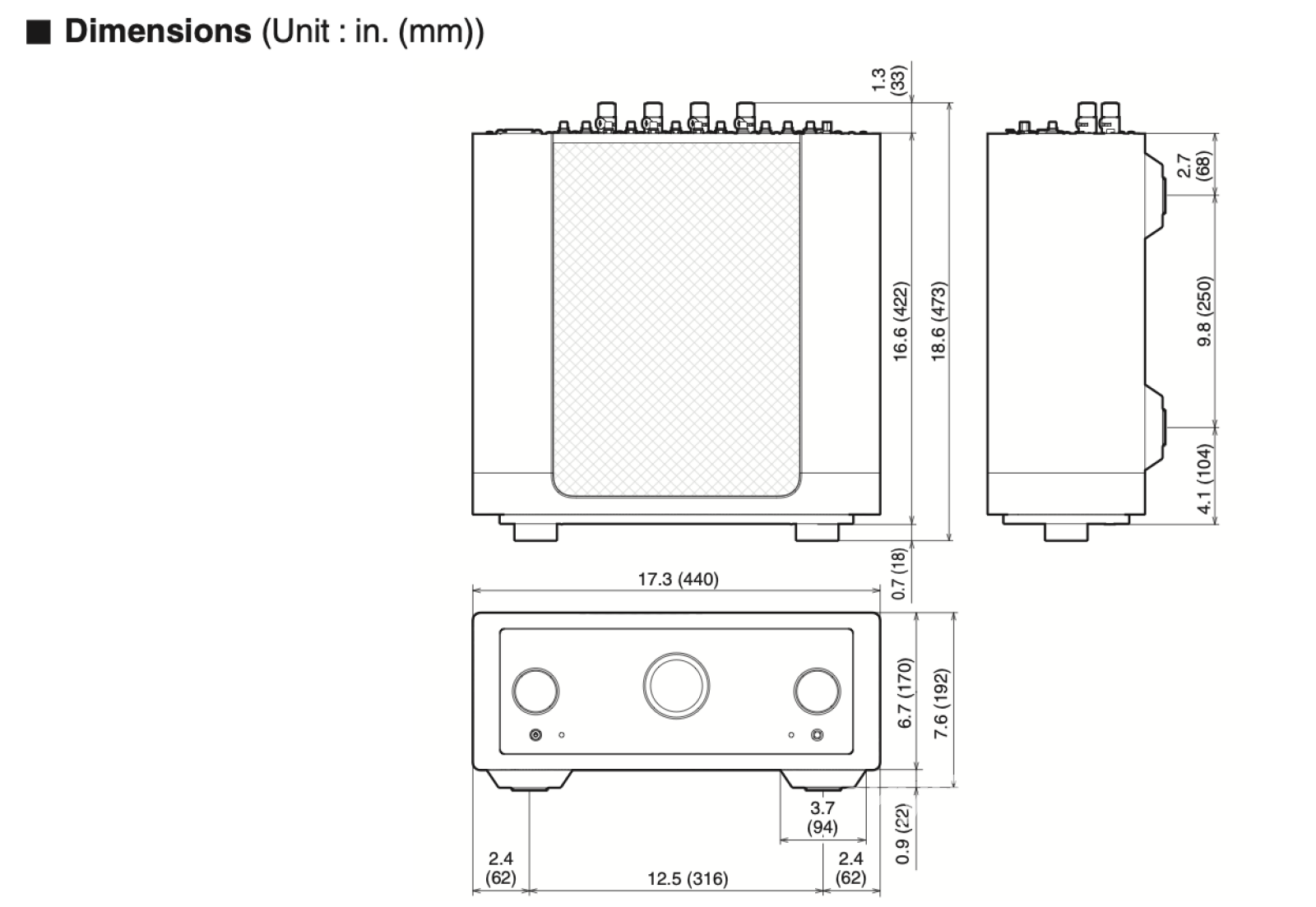 Marantz Model 10 Integrated Amplifier - 250W - Factory Refurbished (B-Stock) Integrated Amplifier