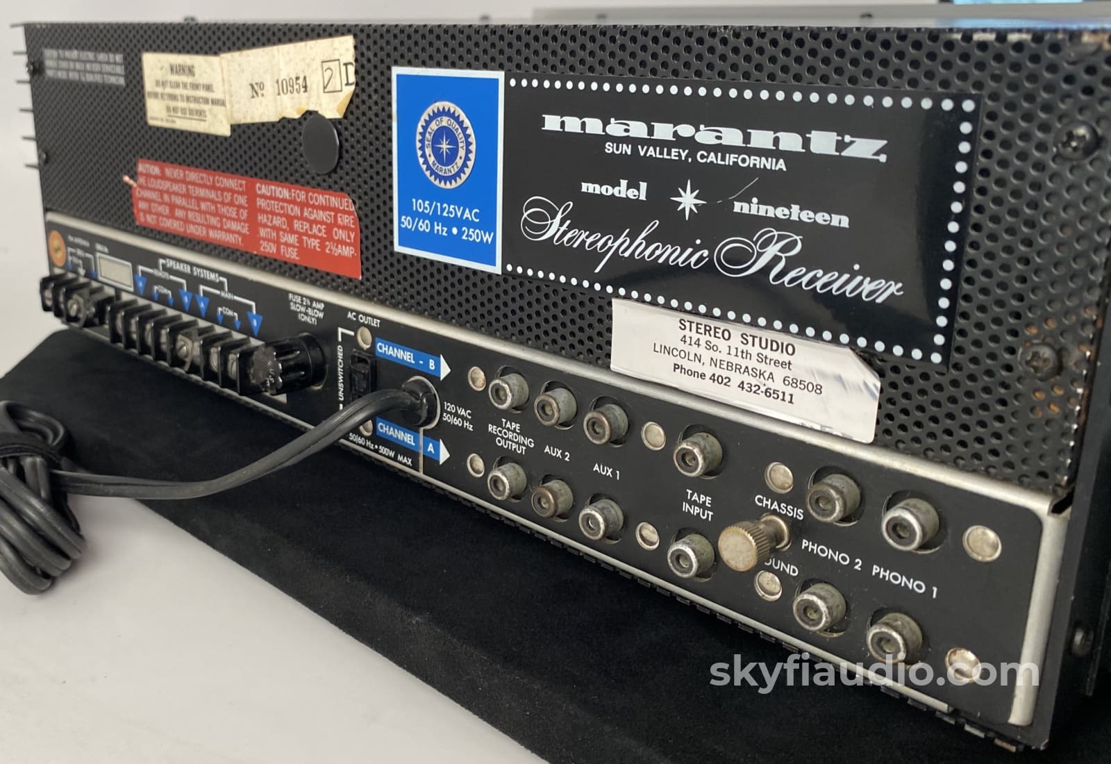 Marantz Model 19 Stereophonic Receiver With Scope - Super Minty One Of The Best Receivers Ever Made