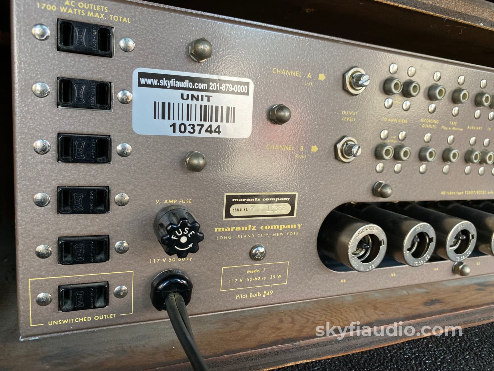 Marantz Model 7C Vintage Tube Preamplifier - Amazing Condition