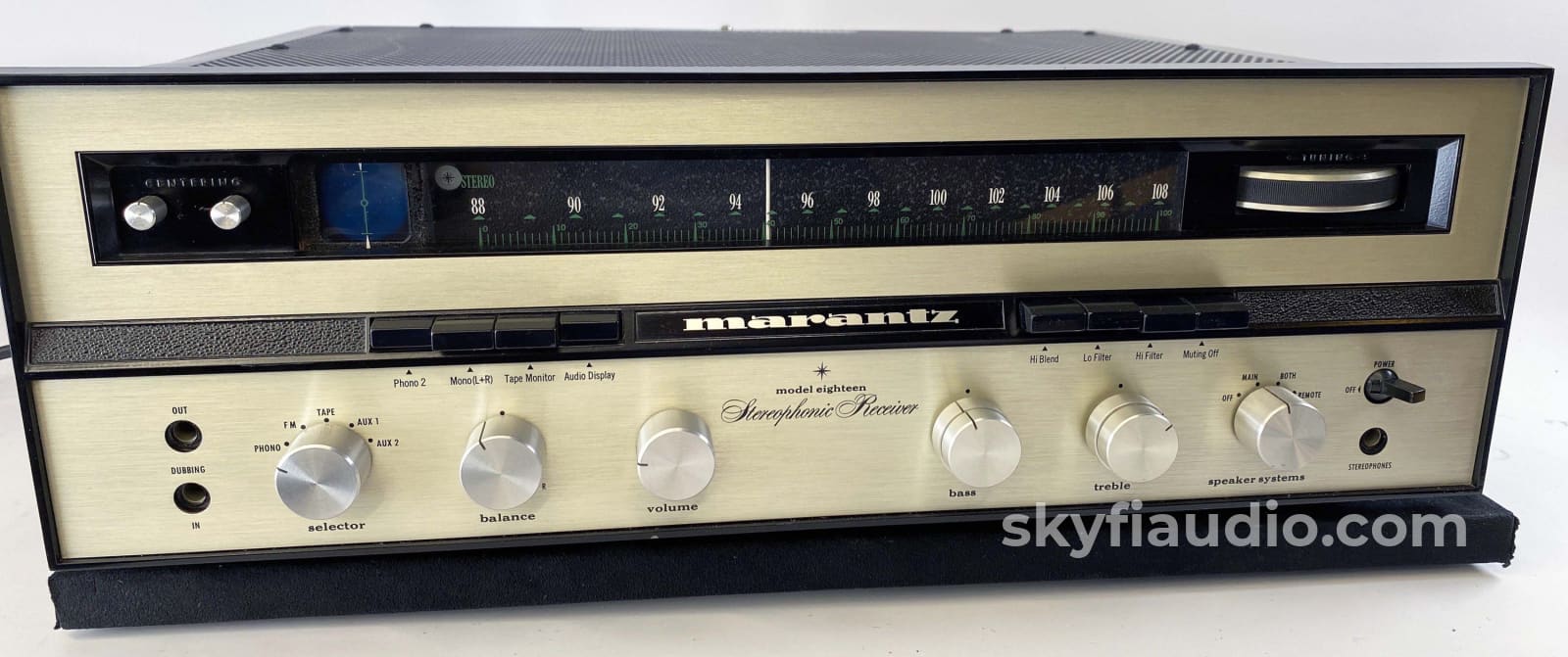 Marantz Model Eighteen (18) Stereophonic Receiver Integrated Amplifier