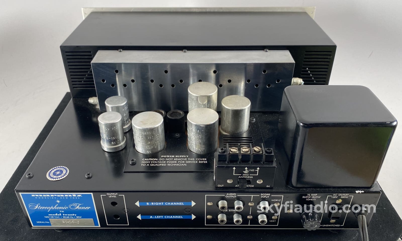 Marantz Model Twenty (20) Vintage Fm Tuner With Scope In Outstanding Condition