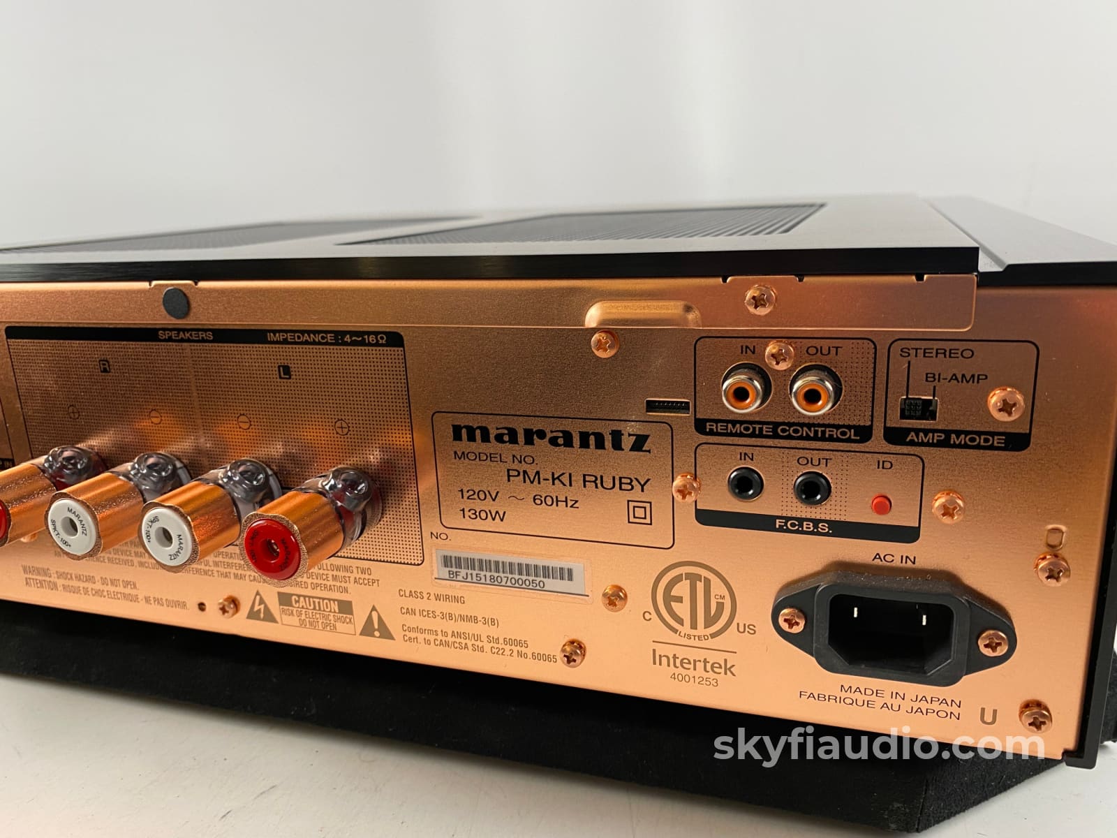 Marantz PM-KI Ruby Integrated Amplifier - Ken Ishiwata Signature Refer