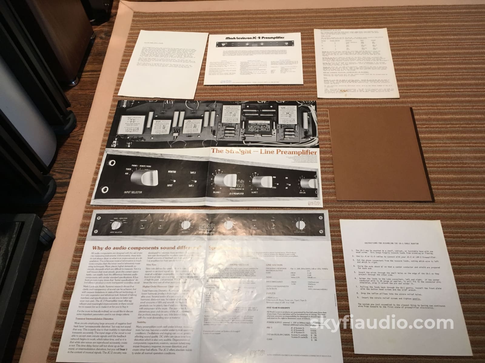 Mark Levinson Jc-2 Preamplifier - Legendary John Curl Design