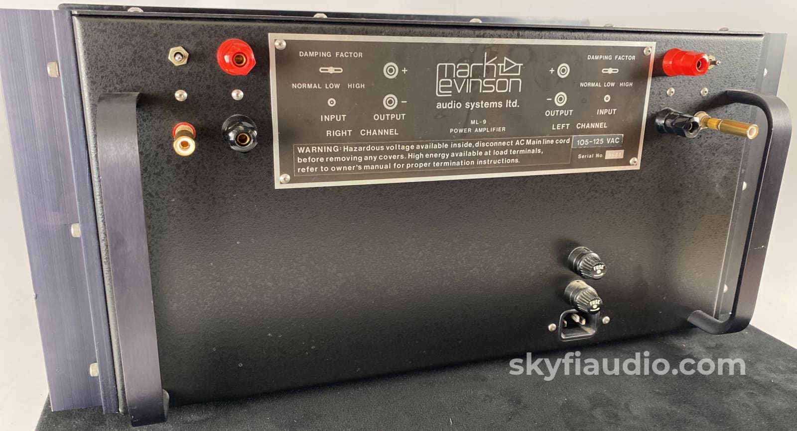 Mark Levinson Ml-9 Vintage Class Ab Amplifier - Wow
