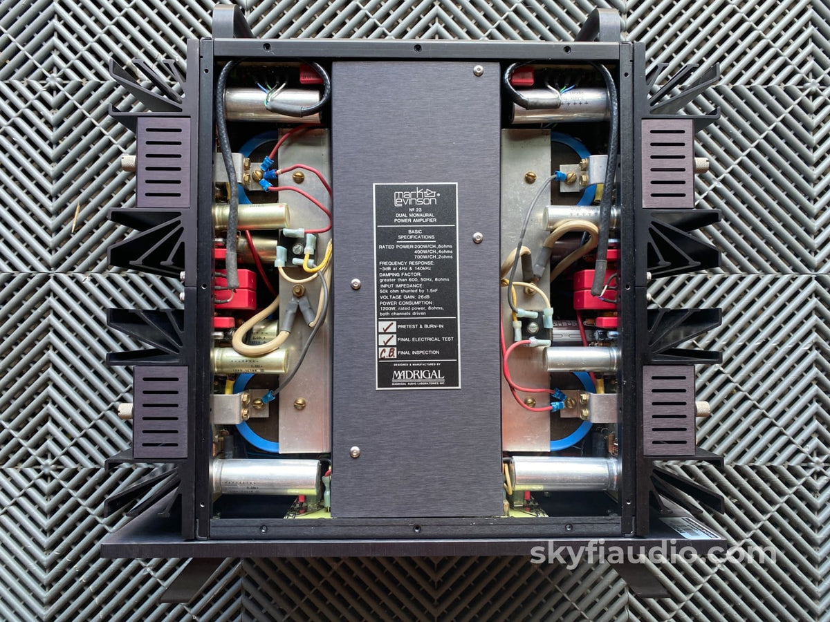 Mark Levinson No.23 Dual Monaural Solid State Amplifier