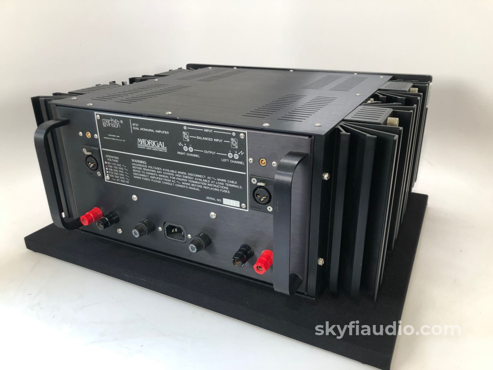 Mark Levinson No.27 Class AB Solid State Amplifier, Freshly Serviced