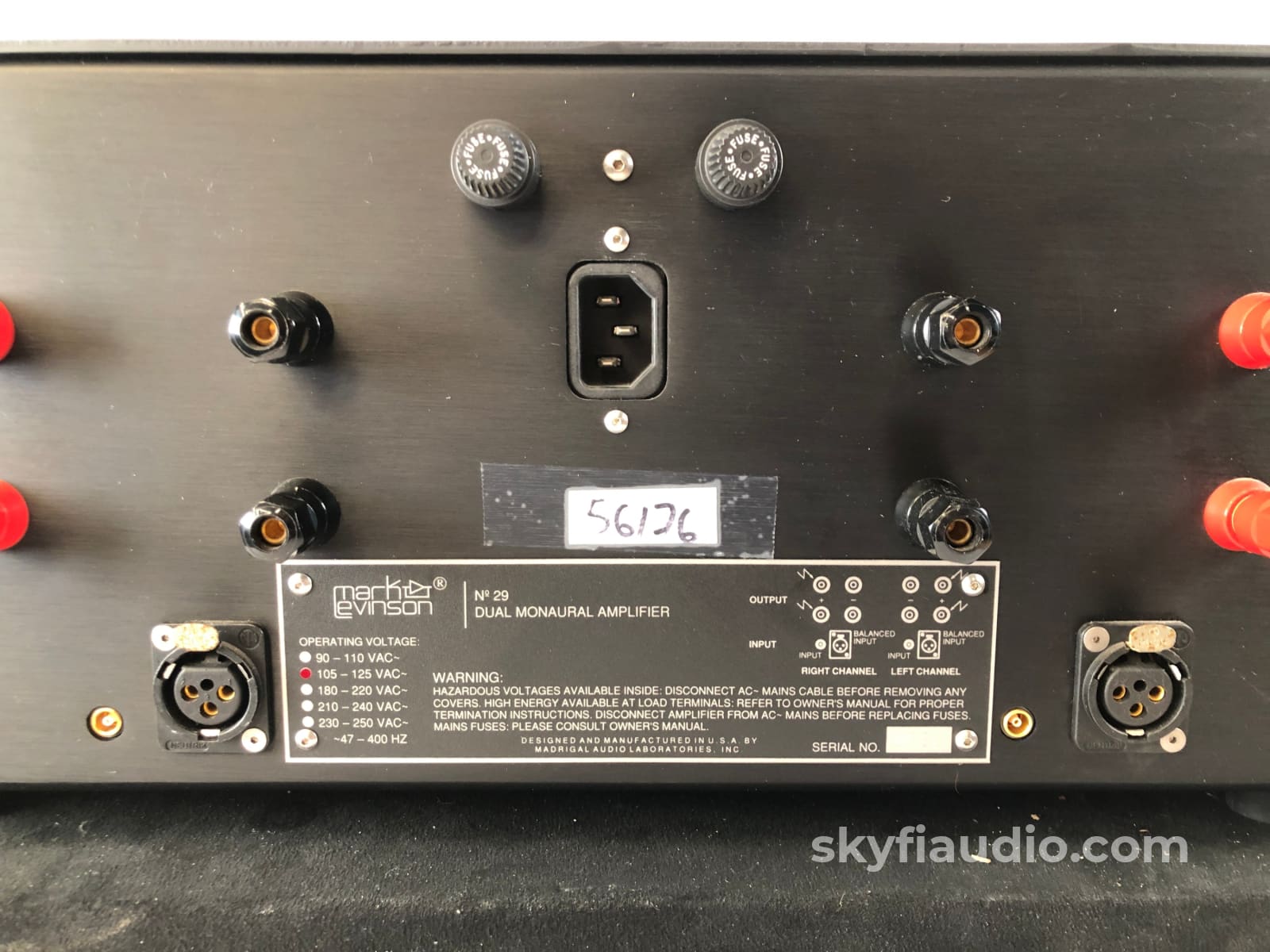 Mark Levinson No. 29 Dual Mono Amplifier 50W Of Glorious Class A