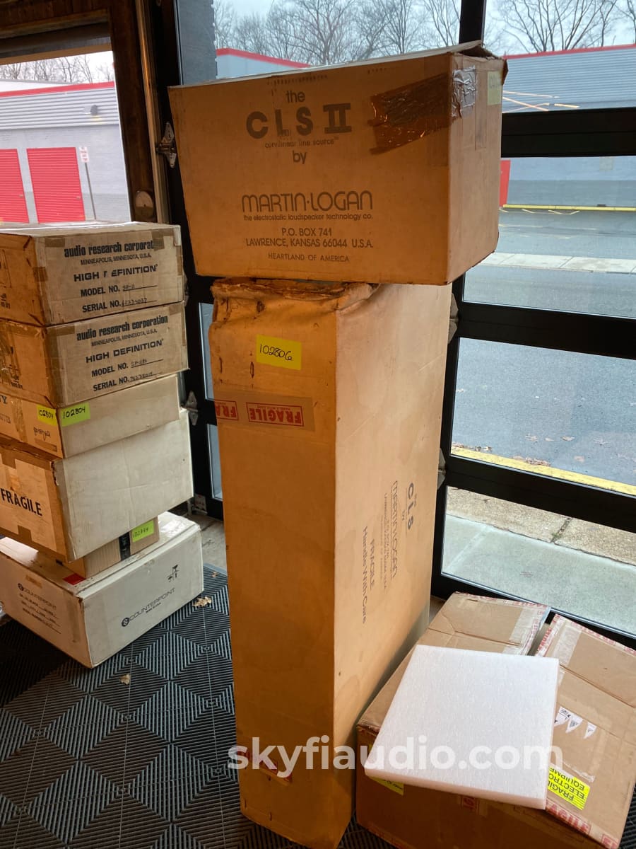 Martin Logan Cls Ii Electrostatic Speakers